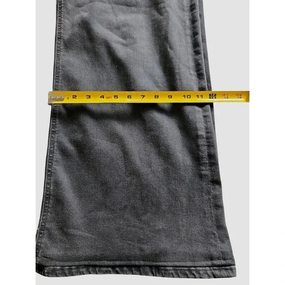 Citizens Of Humanity Loli Mid Rise Wide Leg Black Jeans Denim W32 EUC Pockets - Picture 12 of 16